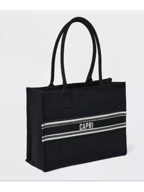 A New Day CAPRI Destination Tote Handbag in Black